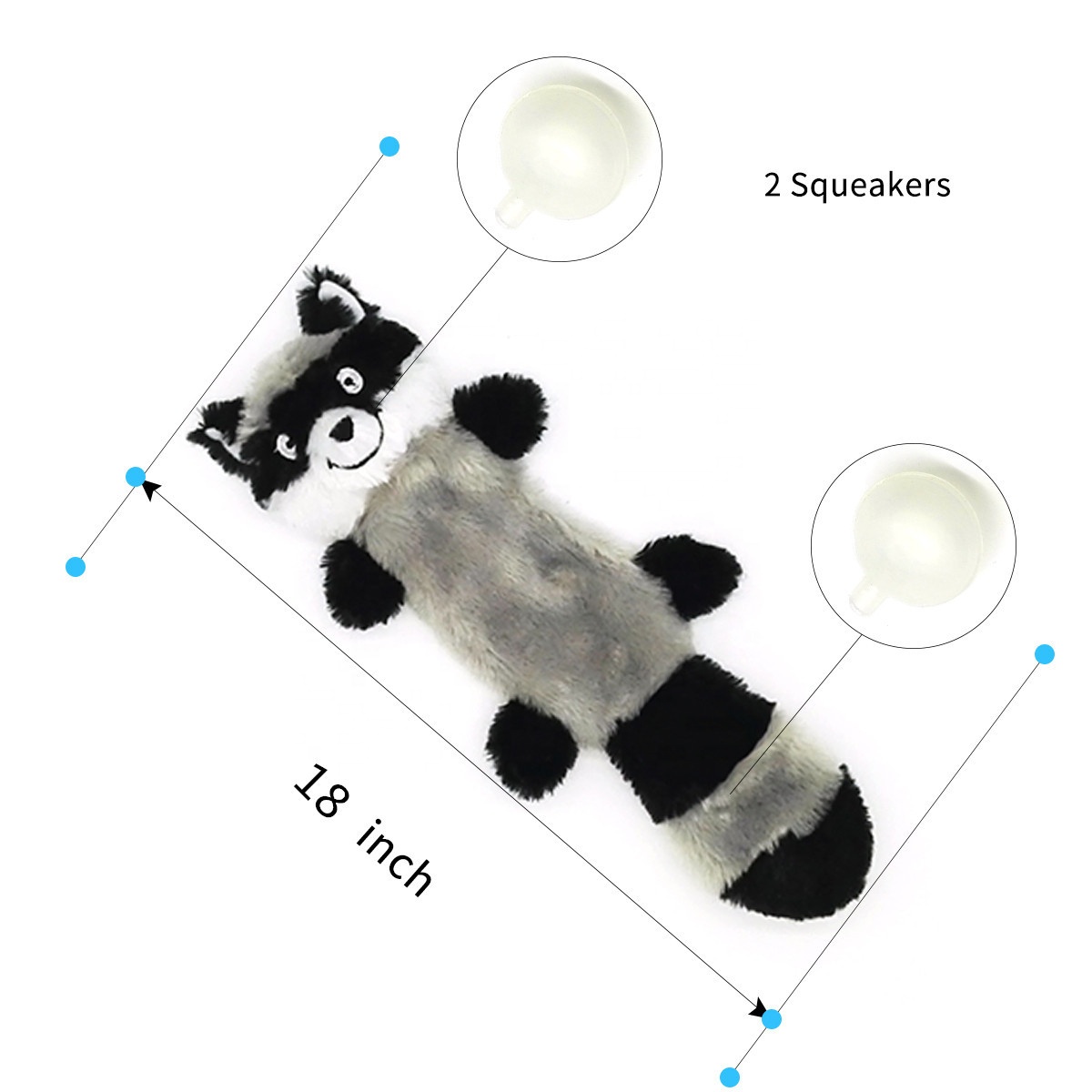 Animal Shape Squeaky Pet Toys